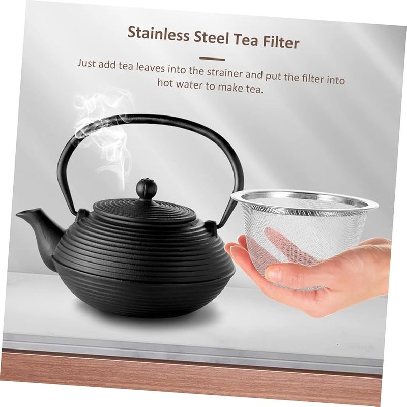 Cabilock 8pcs Fine Mesh Tea Strainer Stainless Steel Tea Filter Cup Accessory - Image 5